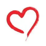 All Eyes on Me red heart favicon