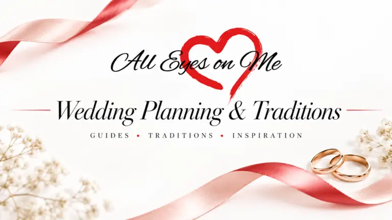 Wedding Planning and Traditions banner by All Eyes On Me featuring wedding rings, ribbon and bridal inspiration